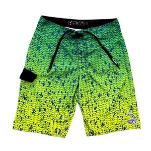 Pelagic Men's Size 30 Dorado Board Swim Shorts - Boating Shorts- Fishing Shorts